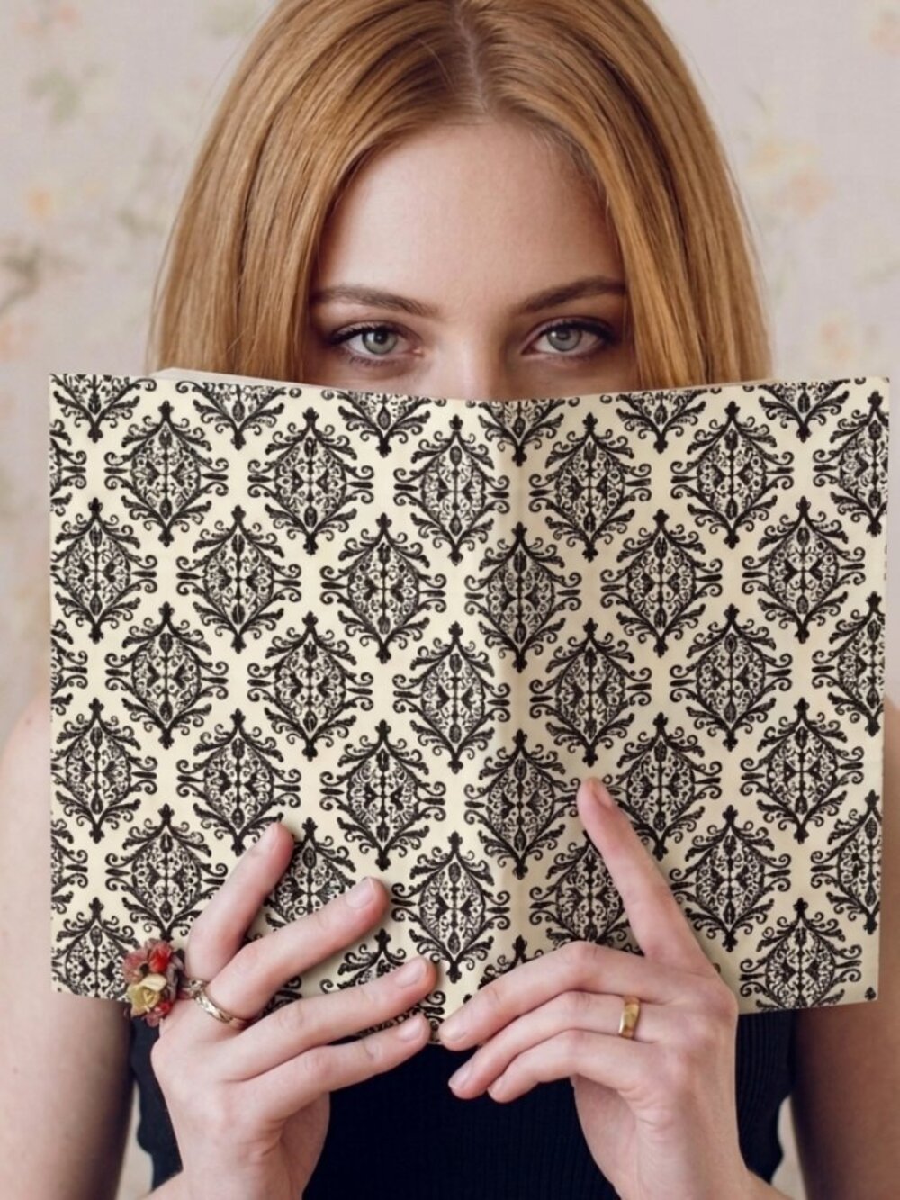 ⭐️ $10 -   ANNA GRIFFIN FLORAL DAMASK LINED NOTEBOOK JOURNAL